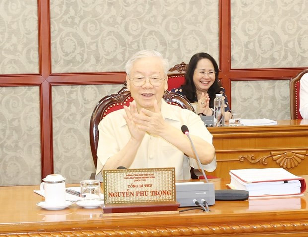 Tổng Bí thư chủ trì họp Bộ Chính trị, Ban Bí thư cho ý kiến một số đề án